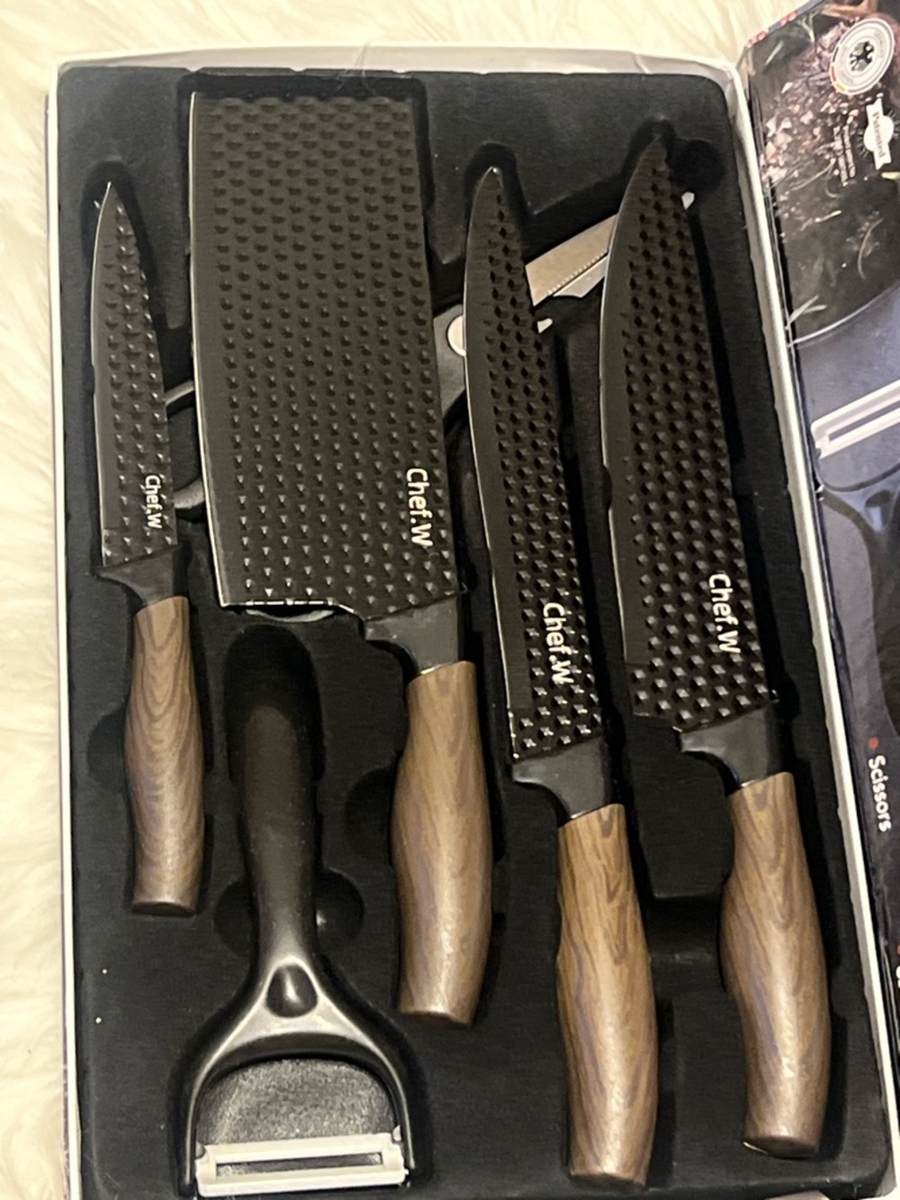 Chef Knife Set DFITO 6Pcs Stainless Steel pieces  Non-Stick Coating, Ultra Sharp - Picture 14 of 14